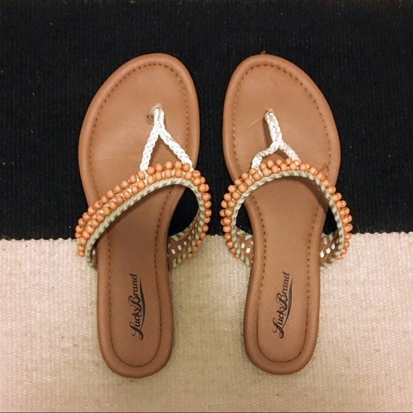 Lucky Brand Shoes - Lucky Brand Pastel Beaded Sandals
